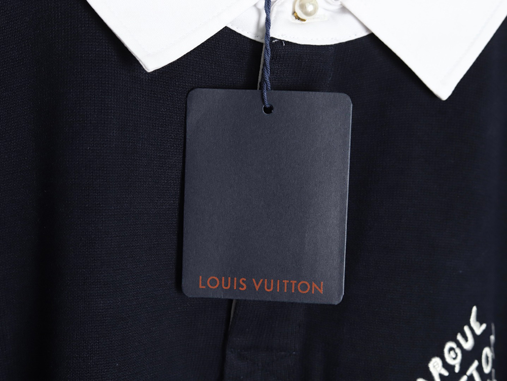 Louis Vuitton Colorblock Signature Polo Short Sleeve T-Shirt