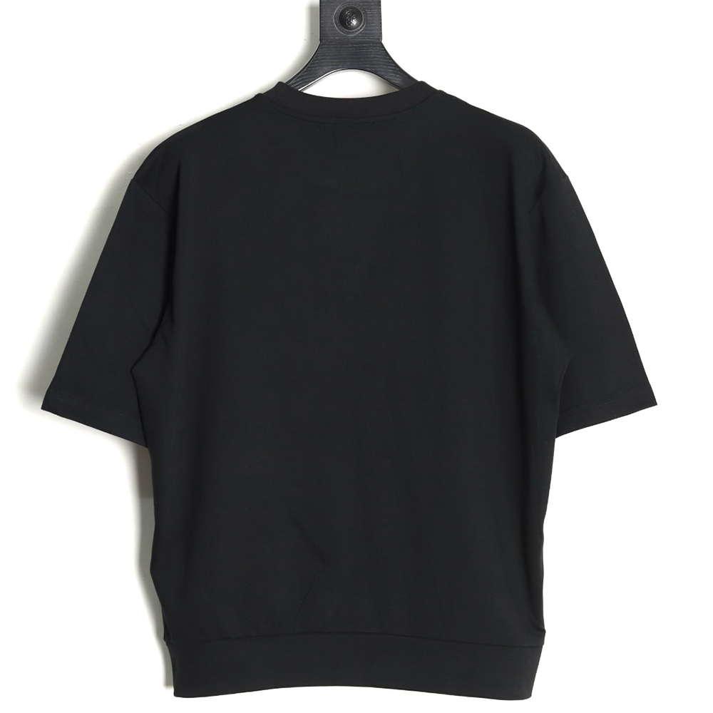 Louis Vuitton rhinestone embellished knitted short-sleeved T-shirt