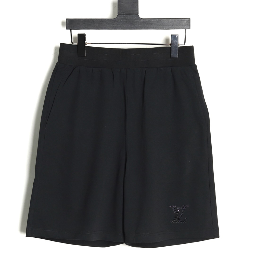 Louis Vuitton Rhinestone-embellished knitted shorts