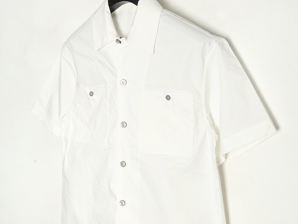 Louis Vuitton Pocket Embossed Short Sleeve Shirt