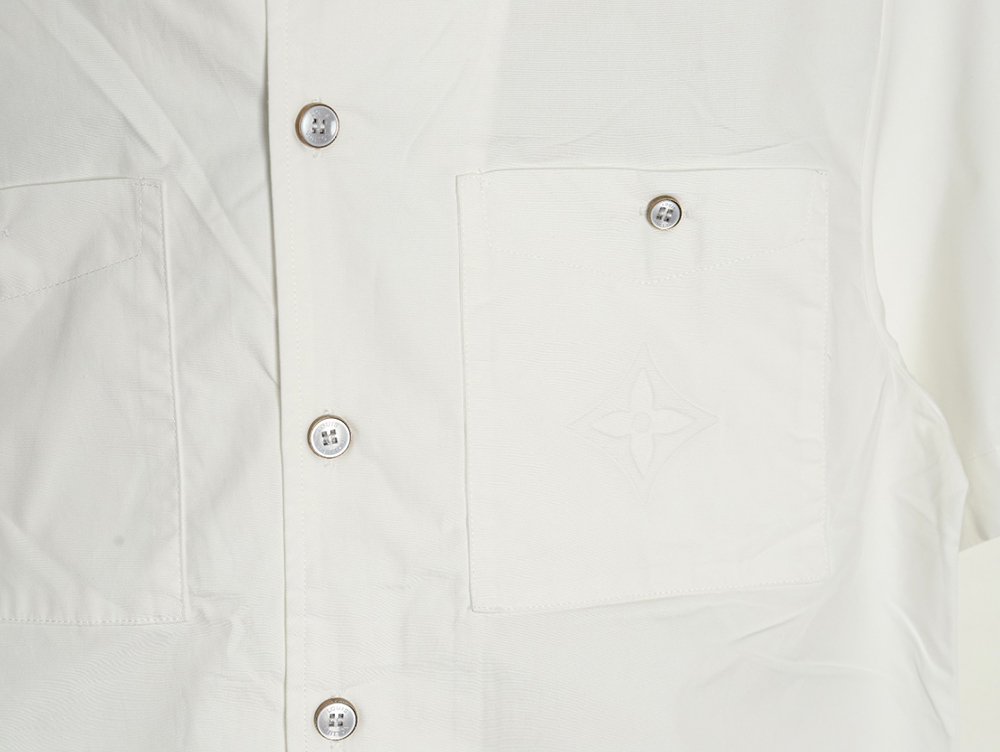 Louis Vuitton Pocket Embossed Short Sleeve Shirt