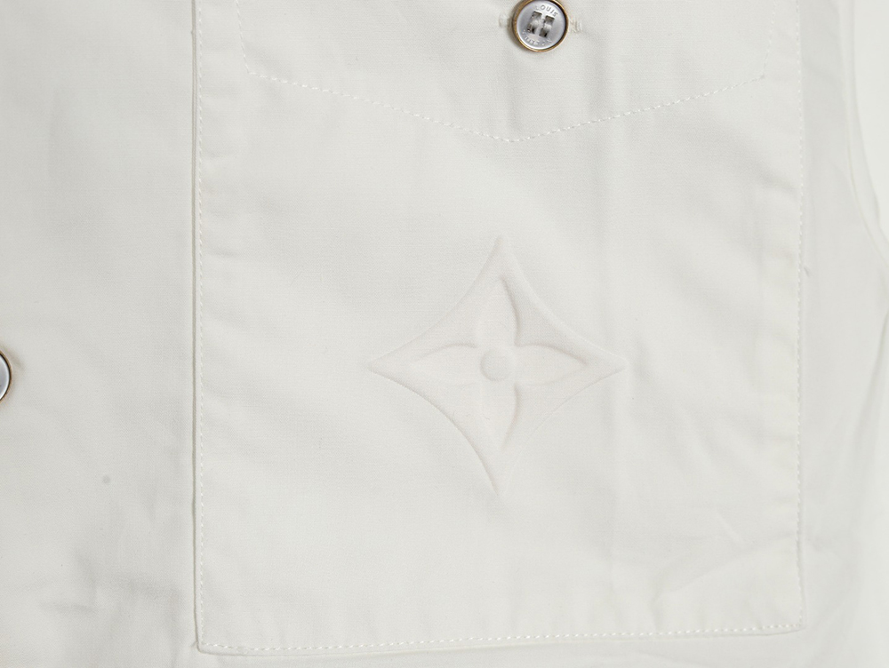Louis Vuitton Pocket Embossed Short Sleeve Shirt