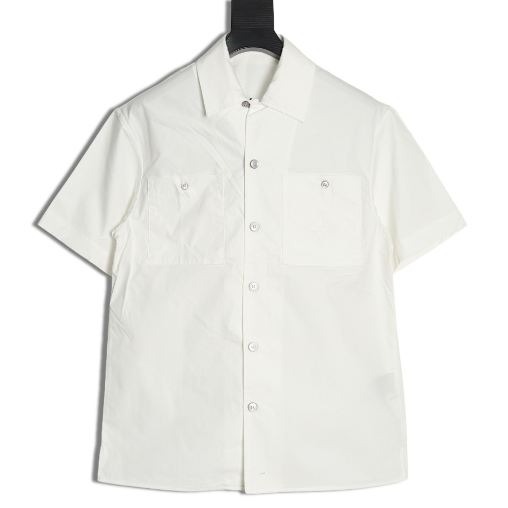 Louis Vuitton Pocket Embossed Short Sleeve Shirt