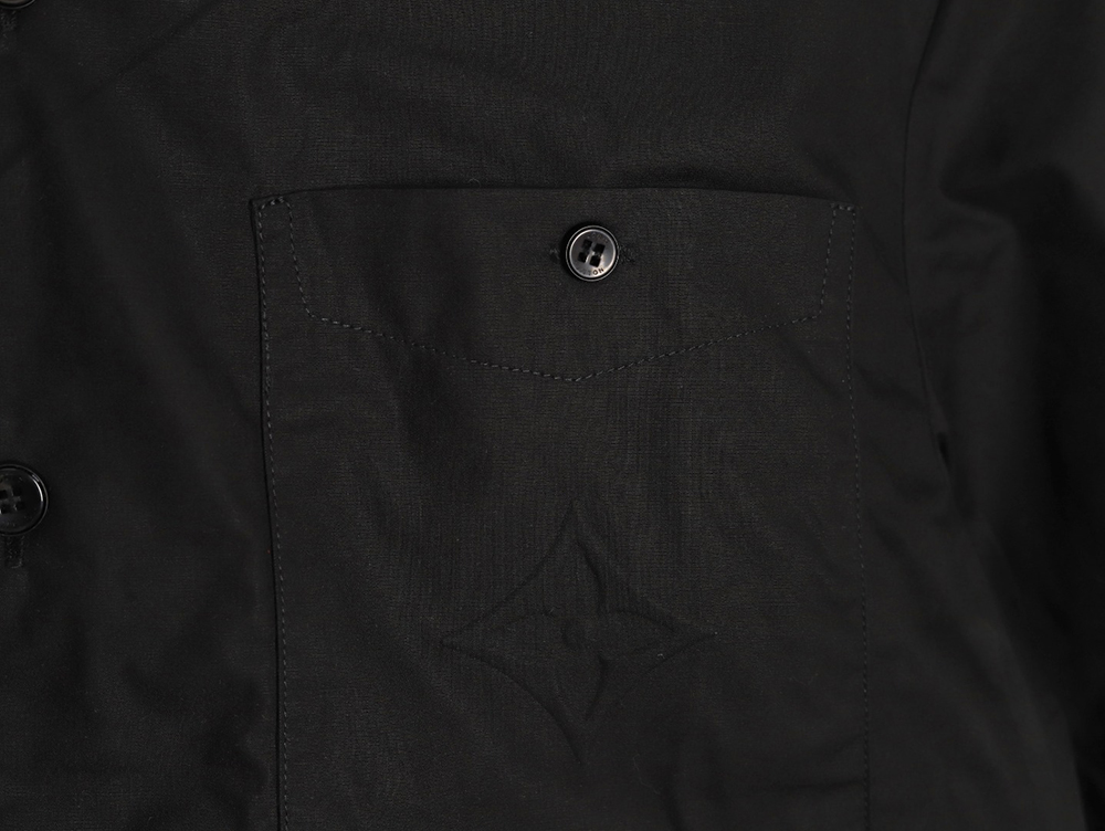 Louis Vuitton Pocket Embossed Short Sleeve Shirt TSK1