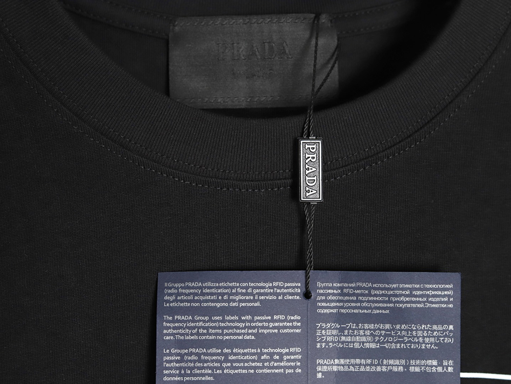 Prada multi-logo printed short-sleeved T-shirt TSK1