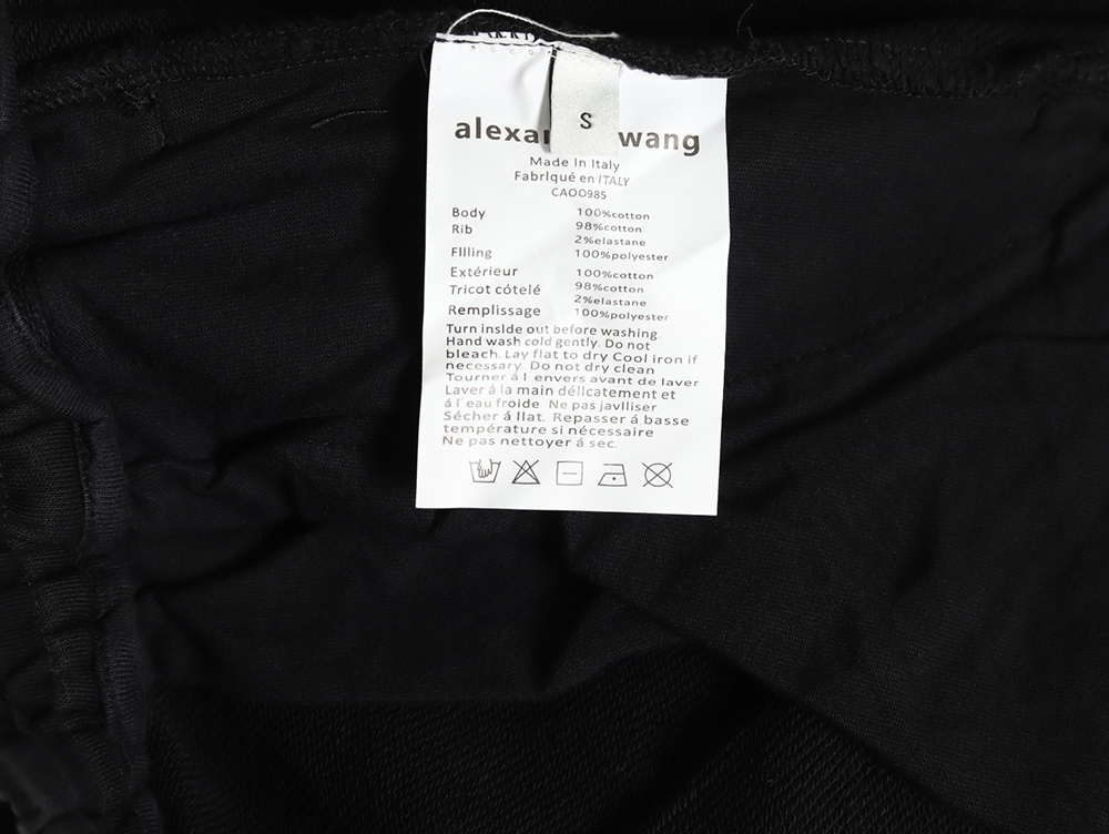 Alexander Wang washed print shorts
