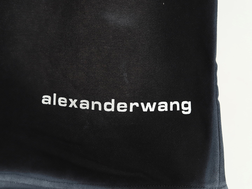 Alexander Wang washed print shorts