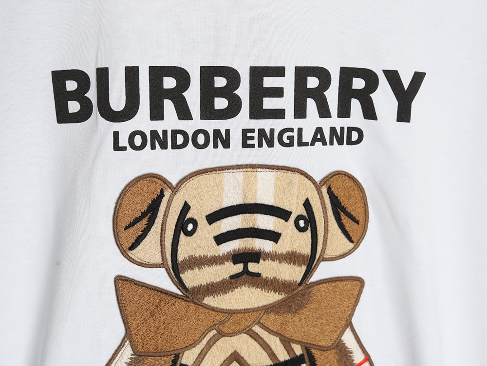 Burberry Bear Patch Embroidered Short Sleeve