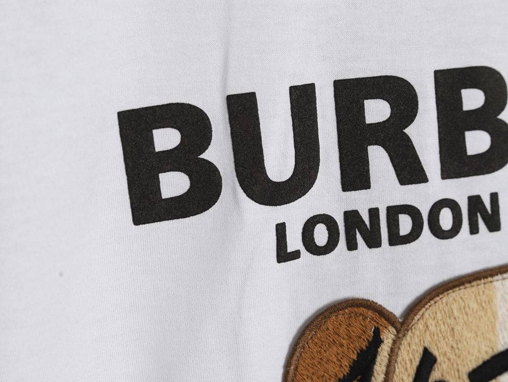Burberry Bear Patch Embroidered Short Sleeve