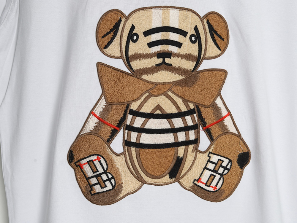 Burberry Bear Patch Embroidered Short Sleeve