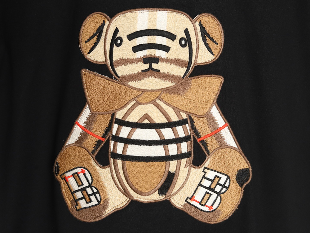 Burberry Bear Patch Embroidered Short Sleeve TSK1