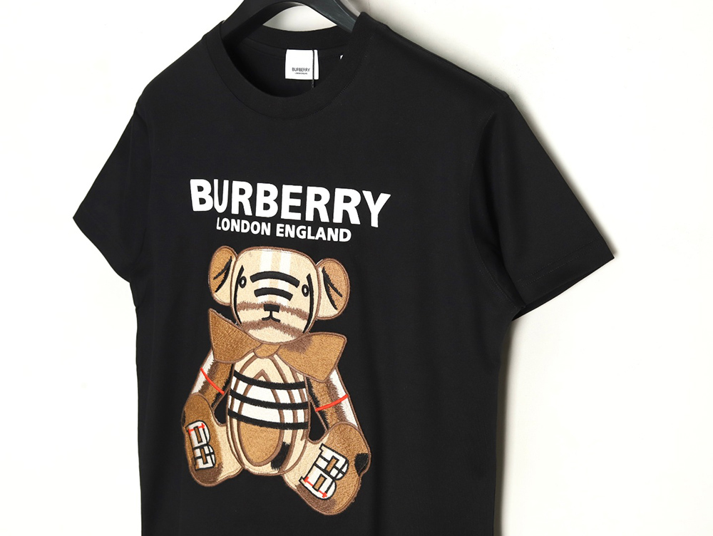 Burberry Bear Patch Embroidered Short Sleeve TSK1