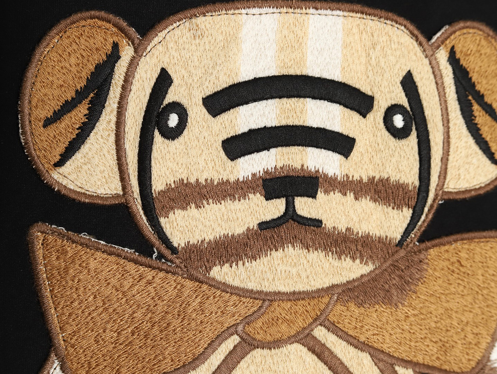 Burberry Bear Patch Embroidered Short Sleeve TSK1
