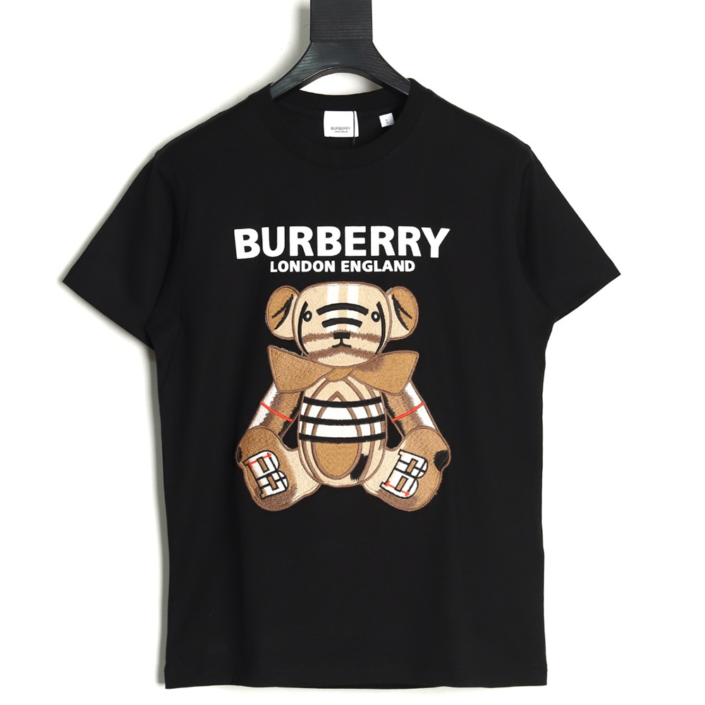 Burberry Bear Patch Embroidered Short Sleeve TSK1