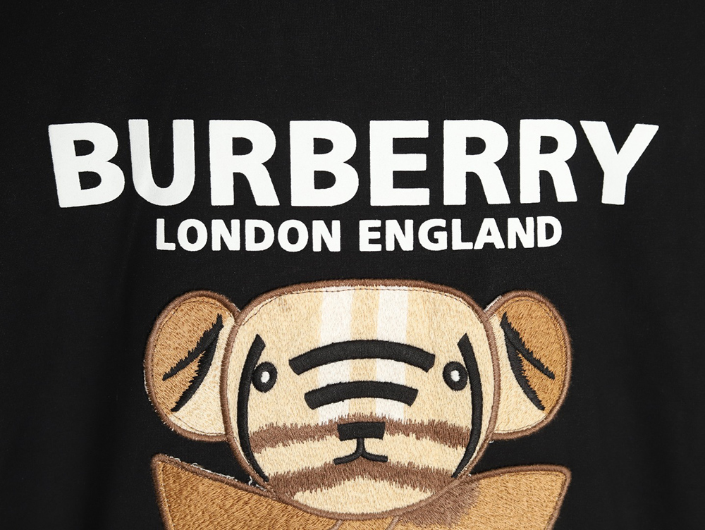 Burberry Bear Patch Embroidered Short Sleeve TSK1