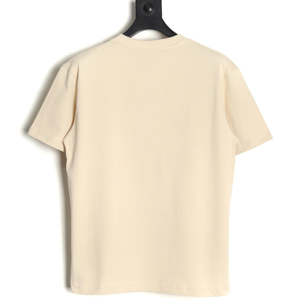 Louis Vuitton Checkerboard Leather Patches Pocket Short Sleeves