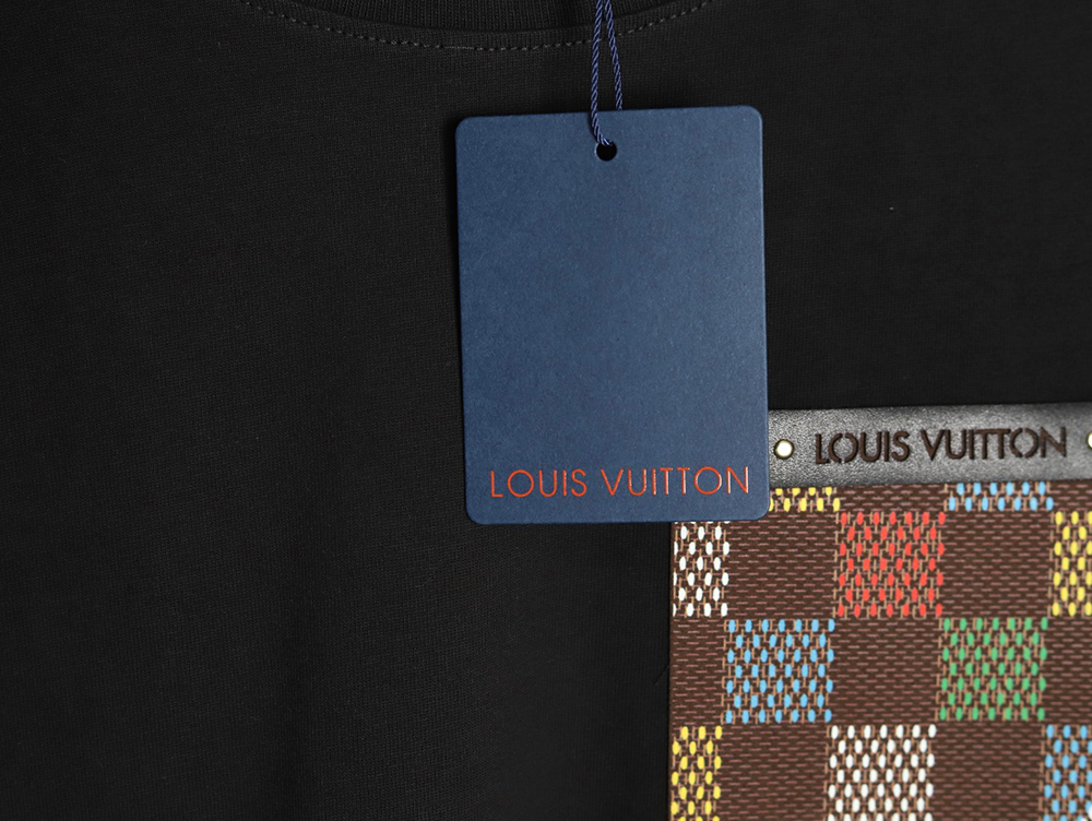 Louis Vuitton Checkerboard Leather Patches Pocket Short Sleeves TSK1