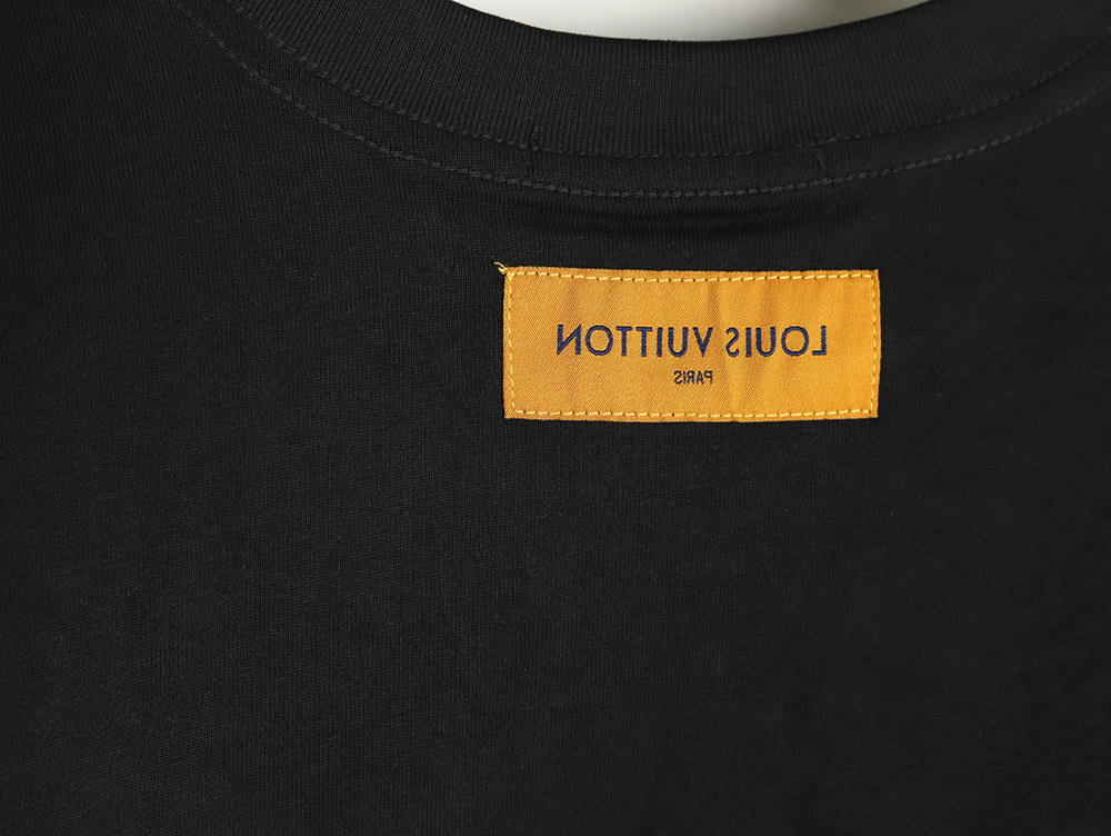 Louis Vuitton Line Fake Pockets Embroidered Short Sleeves TSK1