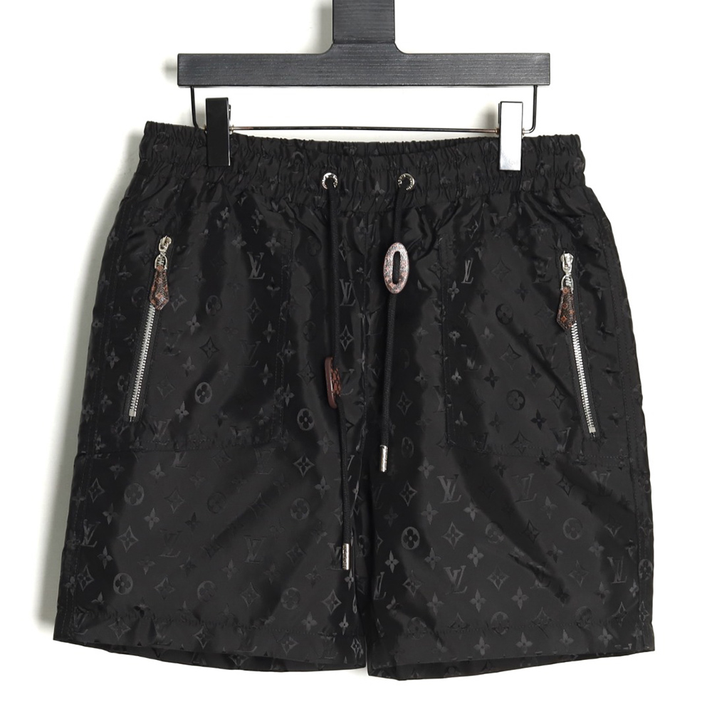 Louis Vuitton all over print monogram zip up shorts