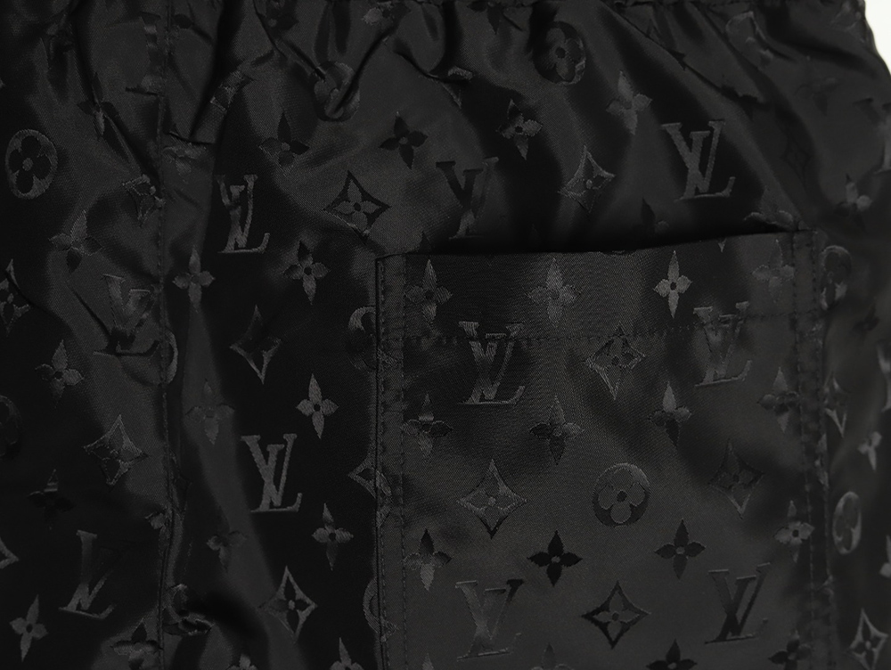 Louis Vuitton all over print monogram zip up shorts