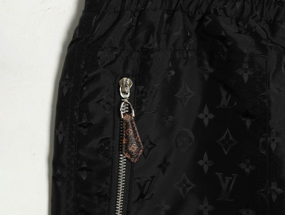 Louis Vuitton all over print monogram zip up shorts
