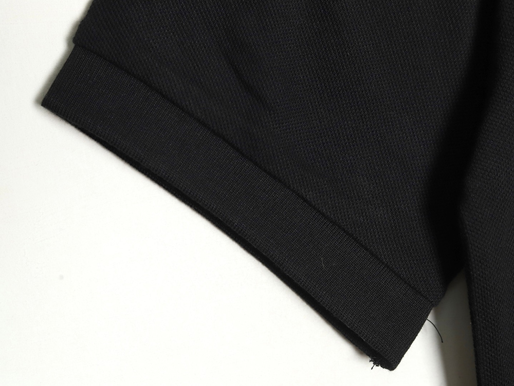 Prada chest triangle logo double bars short sleeve polo shirt TSK3