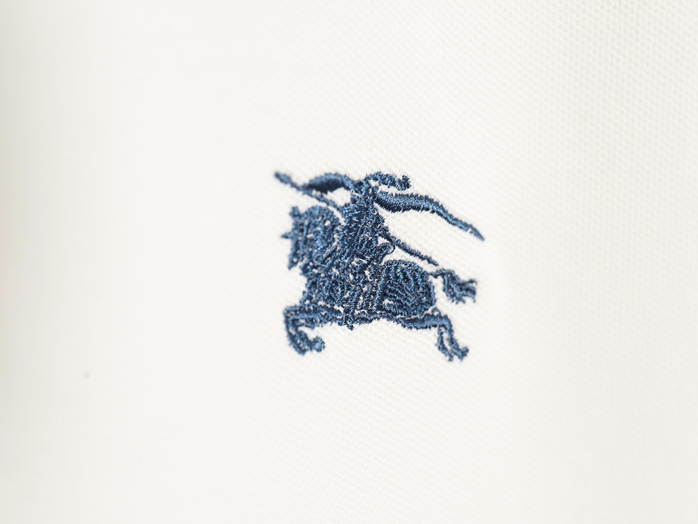Burberry Waist Embroidered Warhorse Polo Short Sleeve T-Shirt