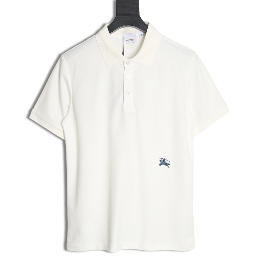 Burberry Waist Embroidered Warhorse Polo Short Sleeve T-Shirt