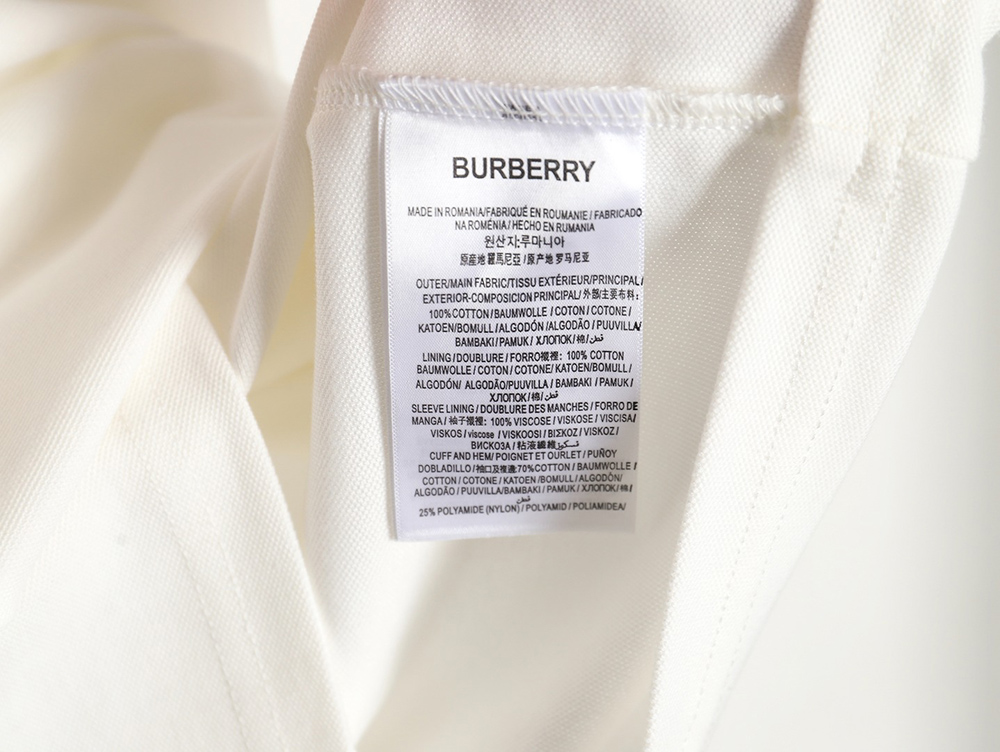 Burberry Waist Embroidered Warhorse Polo Short Sleeve T-Shirt