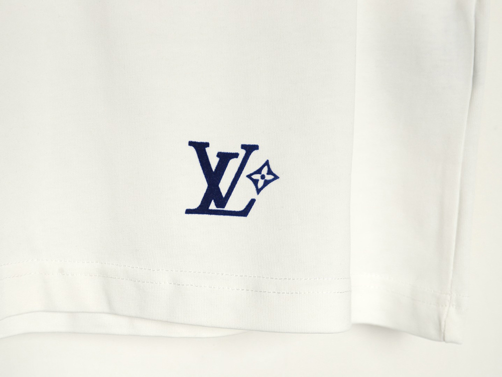 Louis Vuitton Earth Flocked Short Sleeve T-Shirt