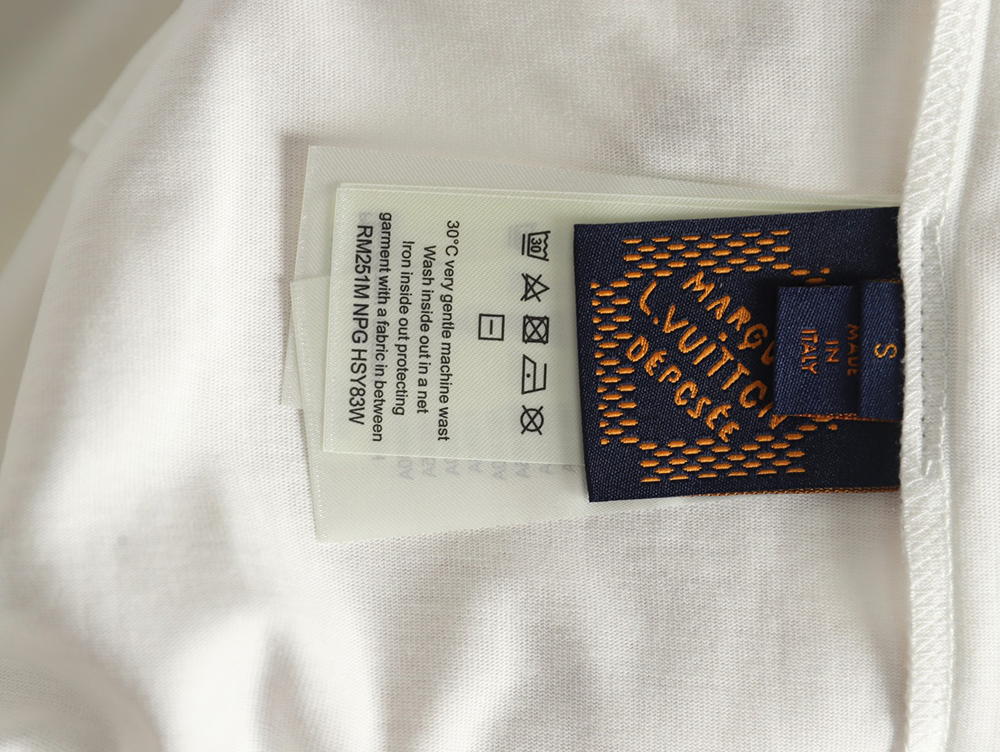Louis Vuitton Earth Flocked Short Sleeve T-Shirt