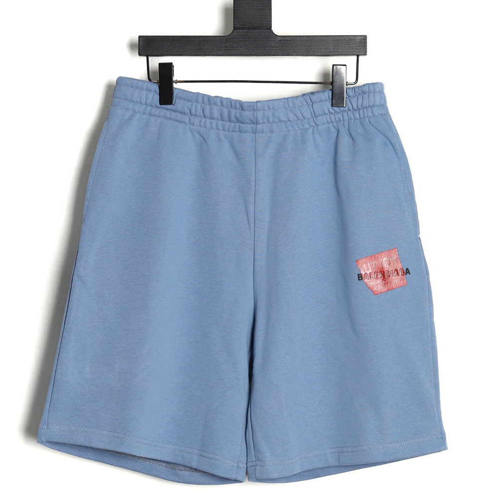 Balenciaga Tape Lettering Shorts