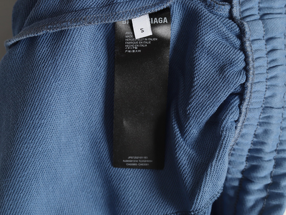 Balenciaga Tape Lettering Shorts