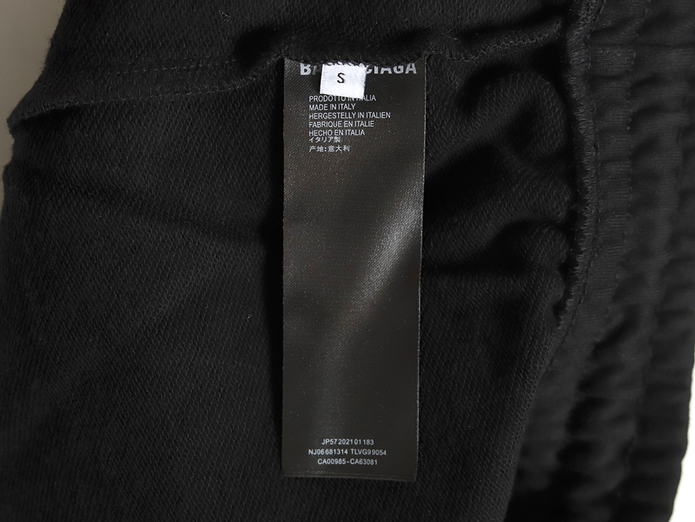 Balenciaga Tape Lettering Shorts TSK1