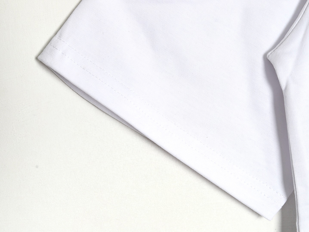 Balenciaga & Lamborghini Joint Printed Short Sleeve T-Shirt