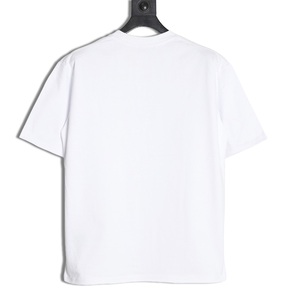 Balenciaga & Lamborghini Joint Printed Short Sleeve T-Shirt