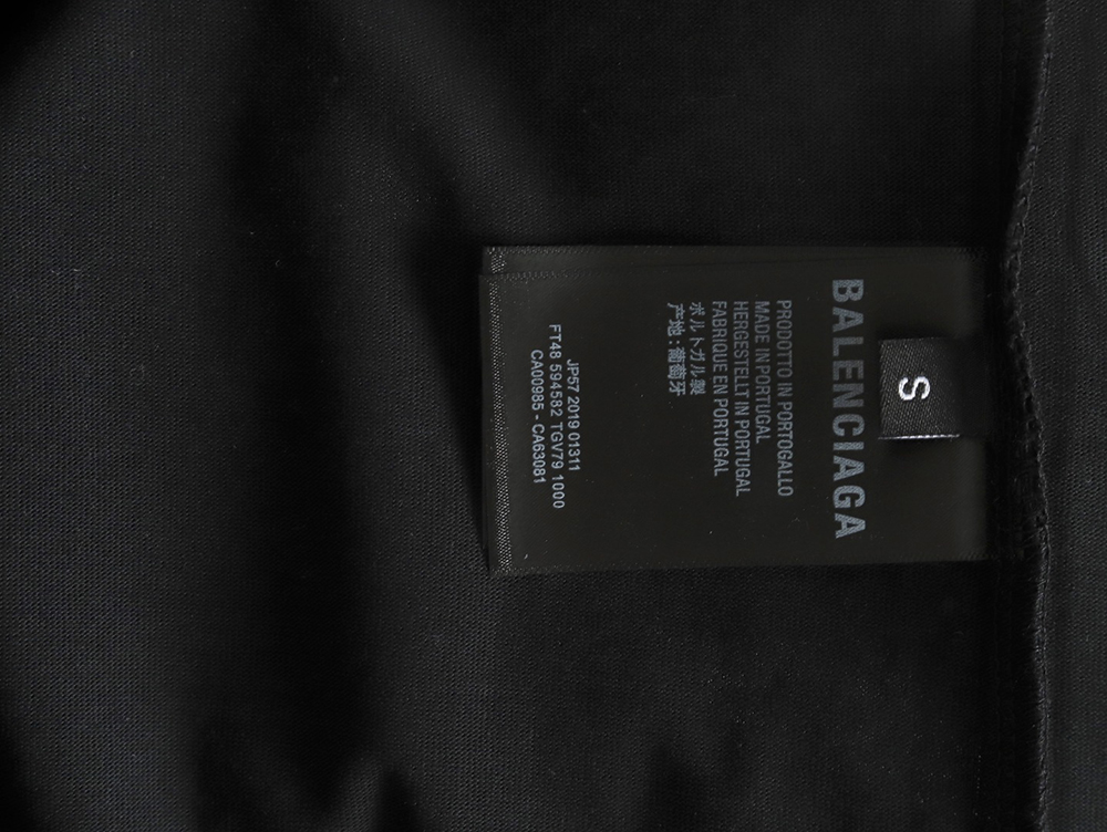 Balenciaga & Lamborghini Joint Printed Short Sleeve T-Shirt TSK1