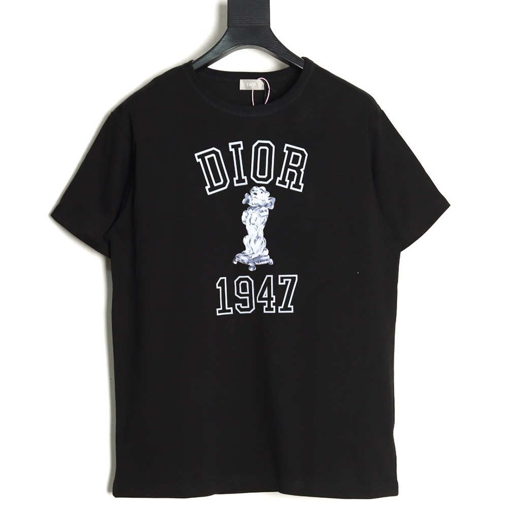 Dior Bobby embroidered cotton slub jersey T-shirt