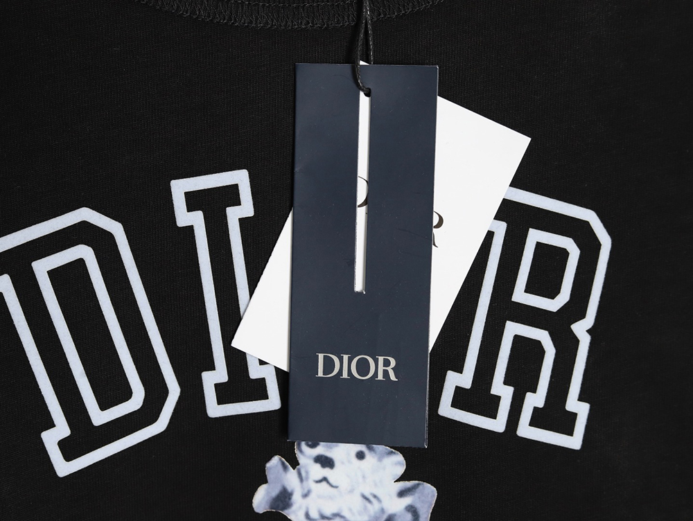 Dior Bobby embroidered cotton slub jersey T-shirt