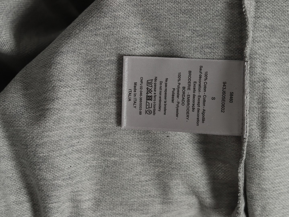 Dior embroidered CD letters Polo short sleeve TSK1