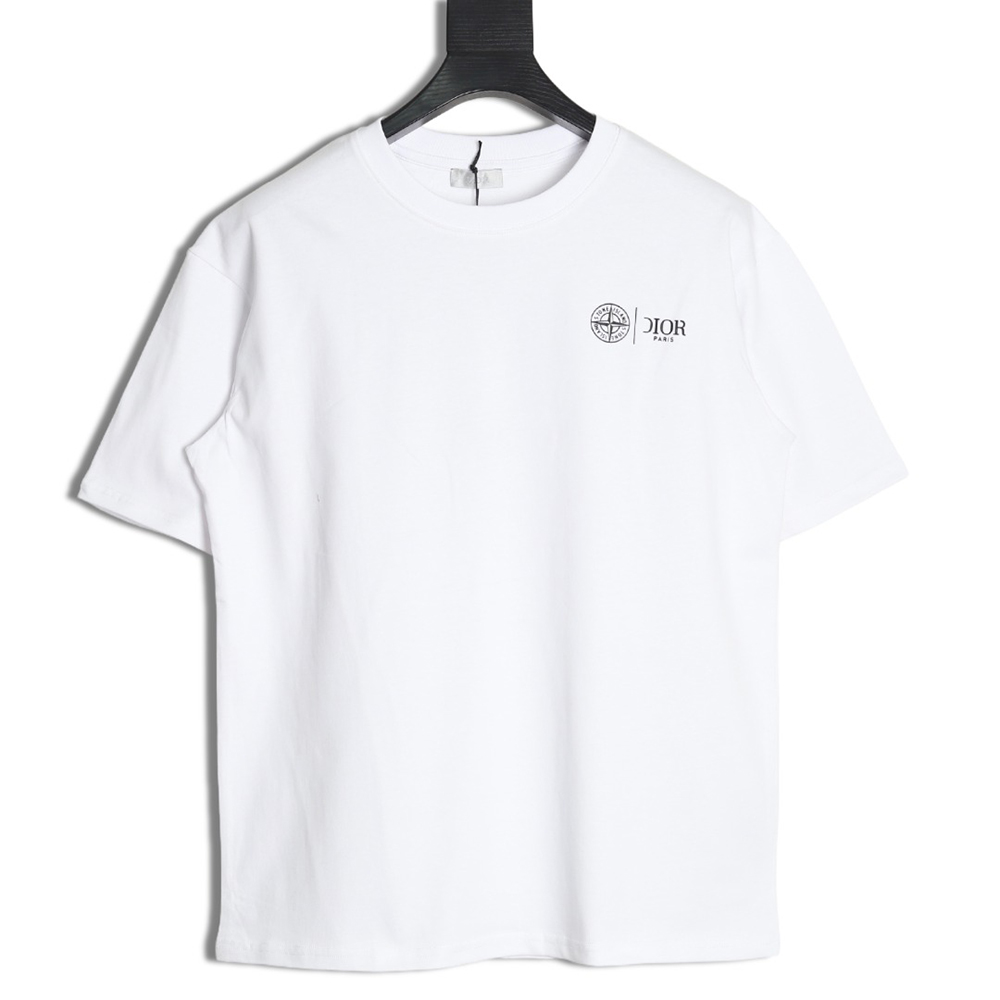 Dior & Stone Island crosshair print short-sleeved T-shirt