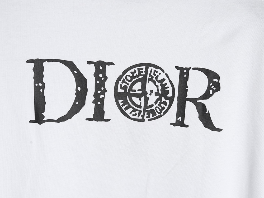 Dior & Stone Island crosshair print short-sleeved T-shirt