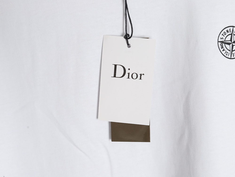 Dior & Stone Island crosshair print short-sleeved T-shirt
