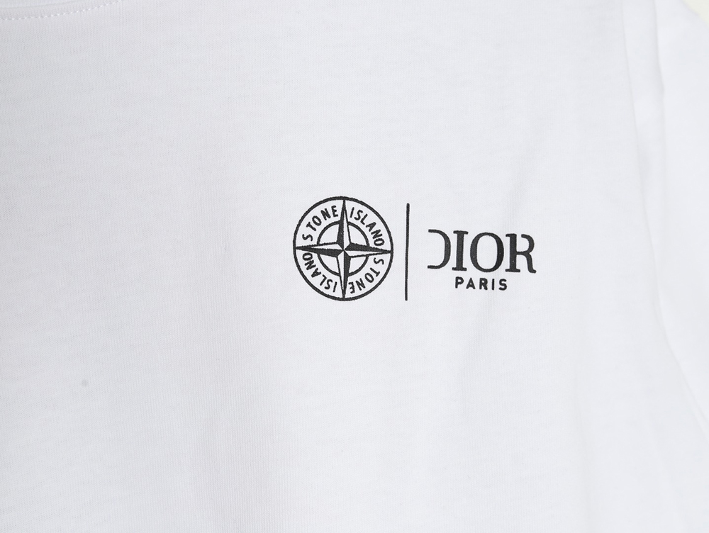 Dior & Stone Island crosshair print short-sleeved T-shirt