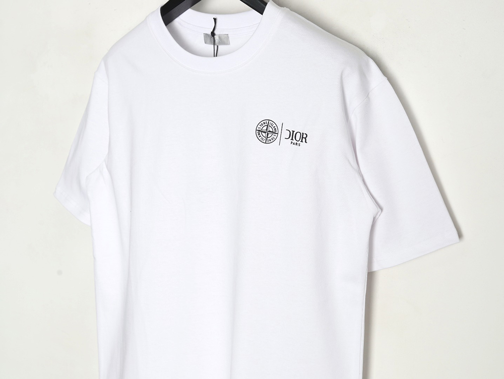 Dior & Stone Island crosshair print short-sleeved T-shirt
