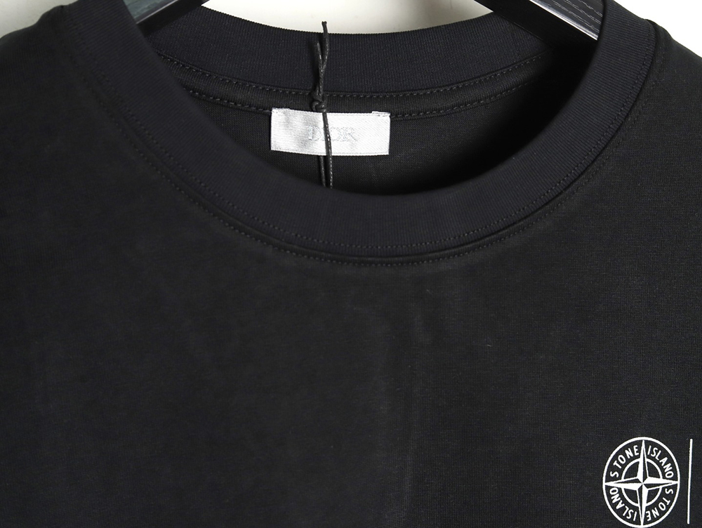 Dior & Stone Island crosshair print short-sleeved T-shirt TSK1