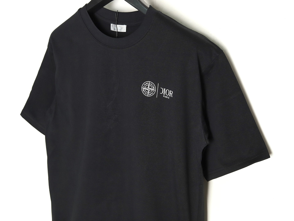 Dior & Stone Island crosshair print short-sleeved T-shirt TSK1