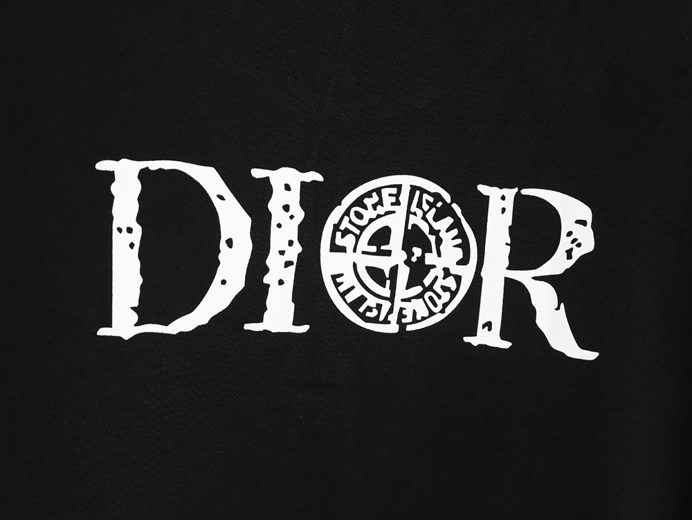 Dior & Stone Island crosshair print short-sleeved T-shirt TSK1