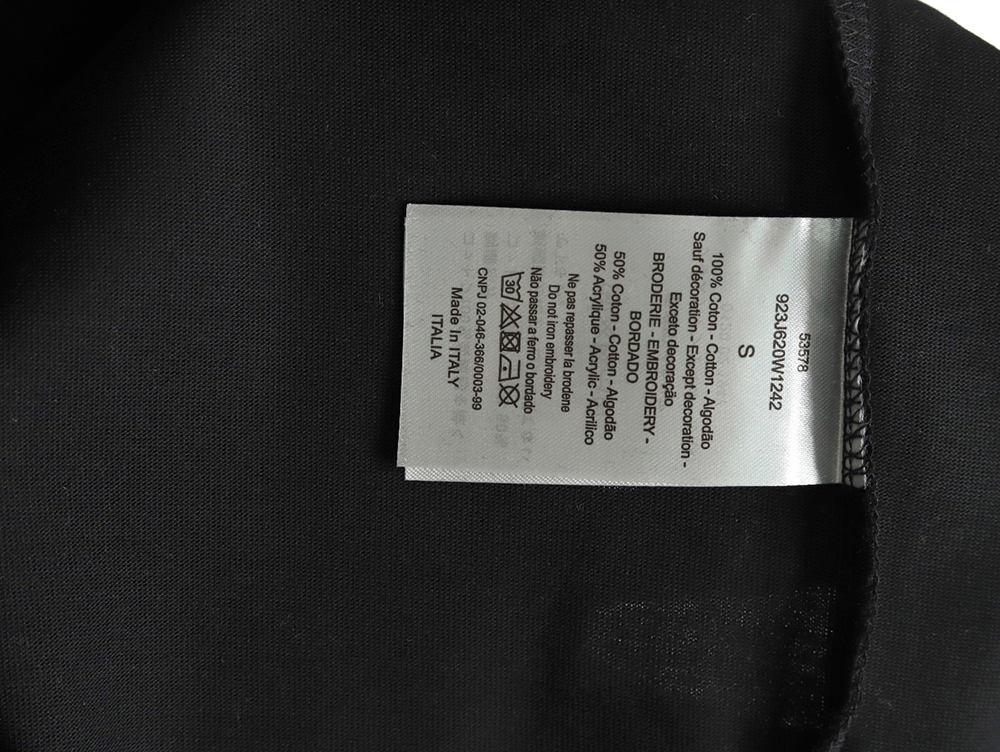 Dior & Stone Island crosshair print short-sleeved T-shirt TSK1