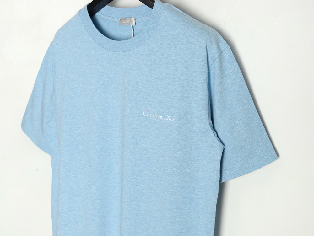 Dior washed distressed letter print short sleeves TSK1